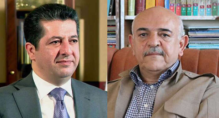 سکرتێری گشتیی کۆمەڵە پیرۆزبایی لەسەرۆکی حکومەتی هەرێمی کوردستان دەکات سکرتێری گشتیی کۆمەڵە پیرۆزبایی لەسەرۆکی حکومەتی هەرێمی کوردستان دەکات